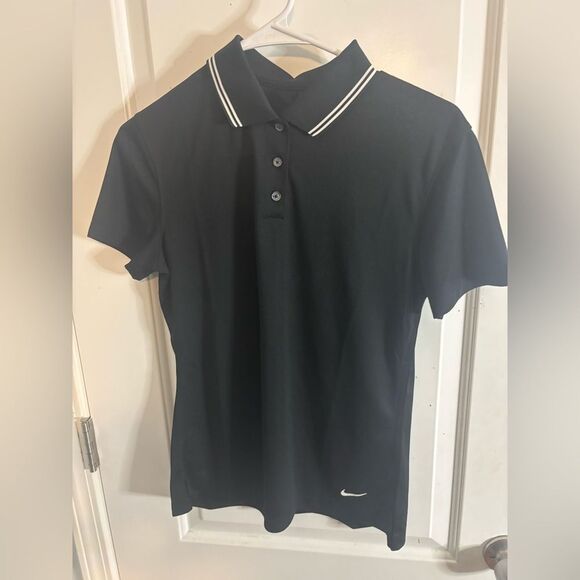 Nike Women's Dri-fit Victory Polo in black size small EUC - Picture 3 of 5
